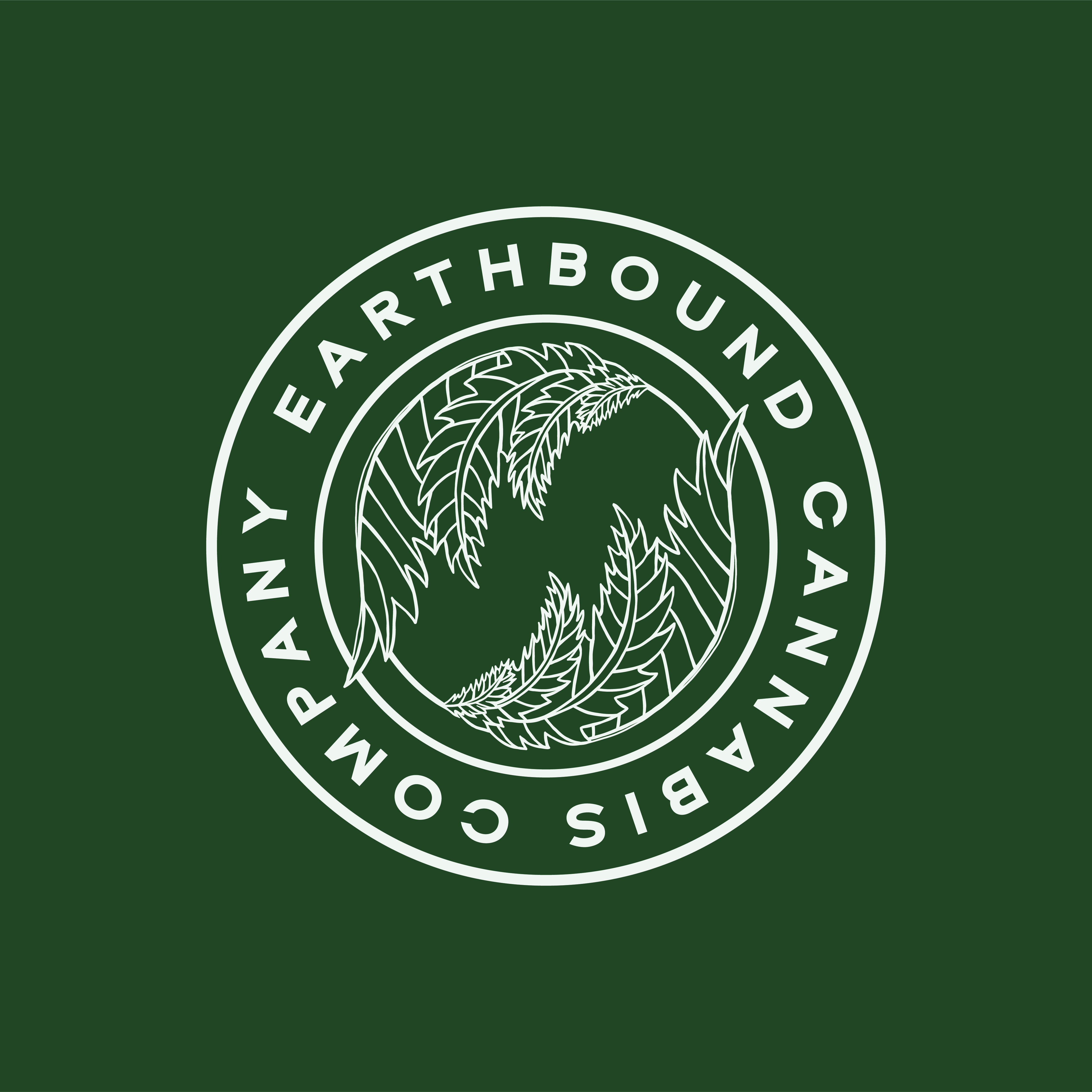 Earthbound Organic Cannabis Company botanical seal